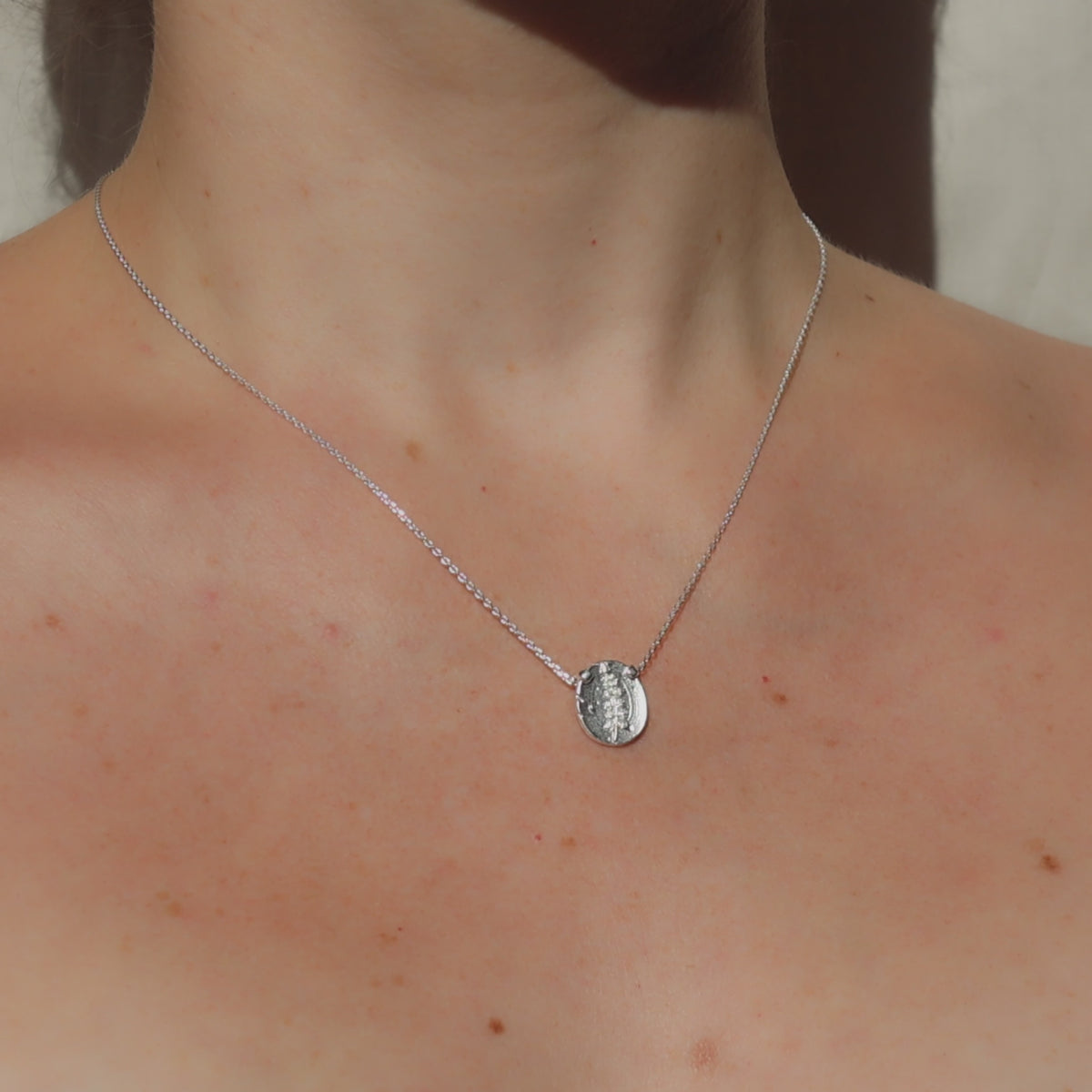 Lupine Coin Pendant